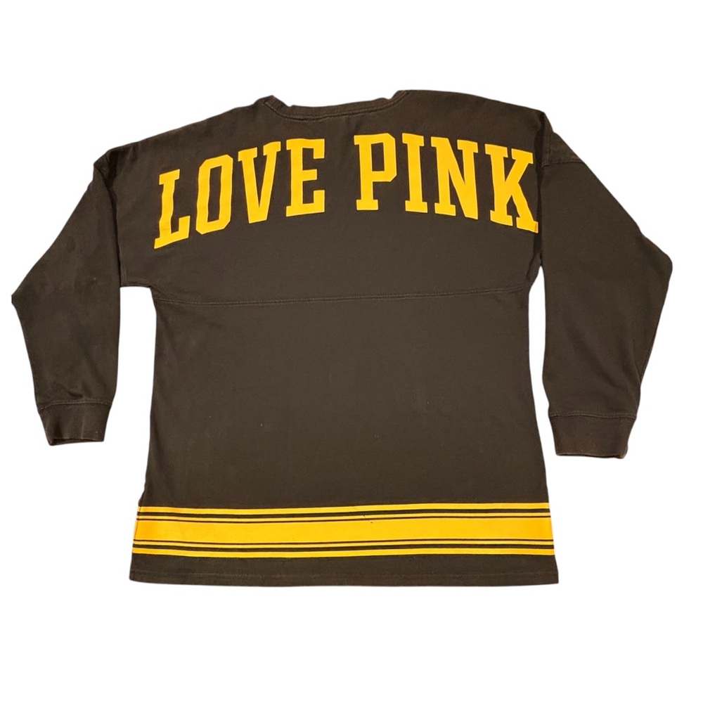 Victoria’s Secret PINK Pittsburgh Steelers long sleeve top - SZ Large - EUC - Picture 5 of 13